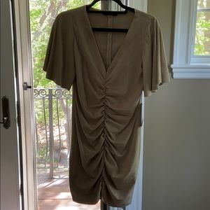 Zara faux sude dress.